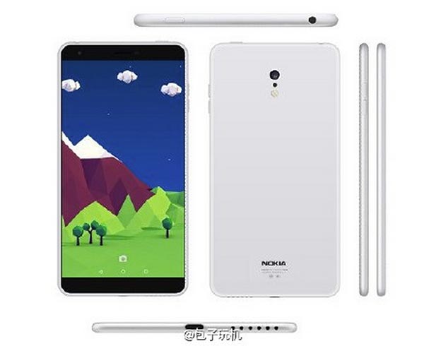 先前曝光的 Nokia C1 外觀六視圖(圖片來源/擷取自微博)