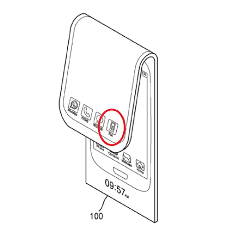 三星還在專利圖上小小地印上了「iPod」圖示(圖片來源/USPTO)