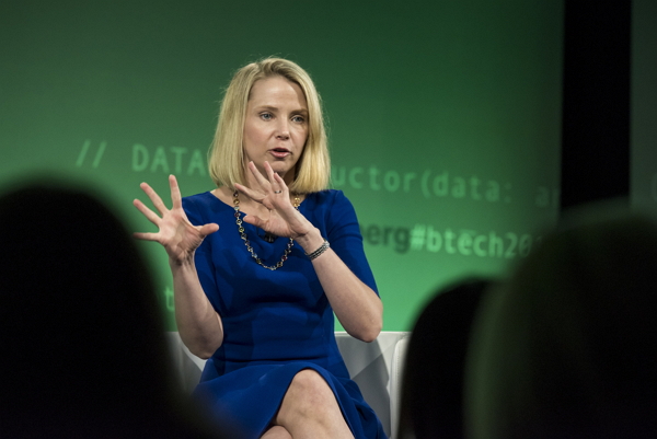 Yahoo 執行長 Marissa Mayer。(彭博社)