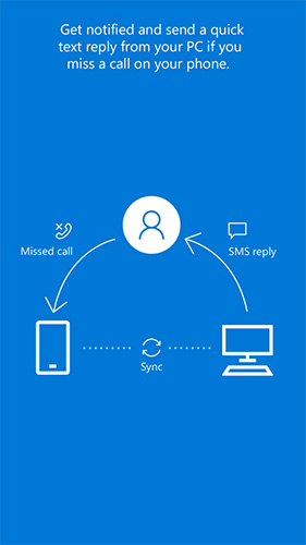 在手機有簡訊來的時候,除了會同步到 Windows 10 系統外,Cortana 也會語音提示(圖片來源/微軟官方部落格)