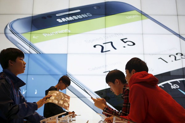 Samsung 是台灣第三季的智慧型手機銷量冠軍(圖/路透社)