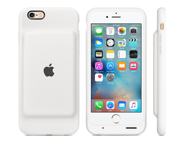 Apple 最新推出的 iPhone 充電保護殼,被批評欠缺美感(圖/Apple)