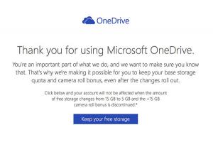 下手留人!微軟 OneDrive 雲端有條件回復 30 GB 免費空間! 下手留人!微軟 OneDrive 雲端有條件回復 30 GB 免費空間!