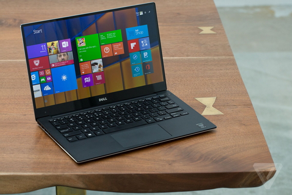 Dell XPS 13 主打機身 1.2 公斤的超輕盈機身以及美型設計(翻攝自The Verge)