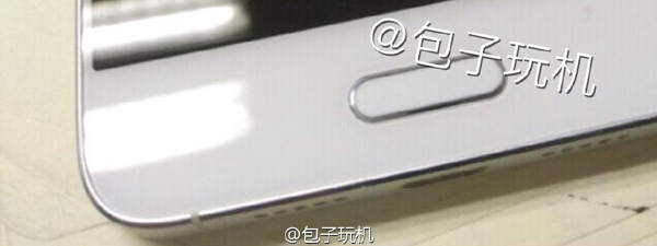 小米 5 手機疑似將採用細長型的 Home 鍵設計(圖/@包子玩機)