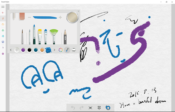Windows 10 市集 App：Fresh Paint