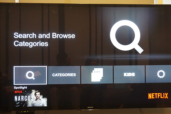 NetFlix 的搜尋機制相當方便,還會依照使用者的搜尋習慣自動挑選片單。