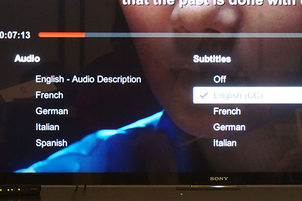 Netflix 的字幕選擇,未來在台灣上架的影片都將會提供繁體中文介面。