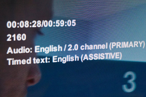 最高支援 UltraHD (4K)等級。