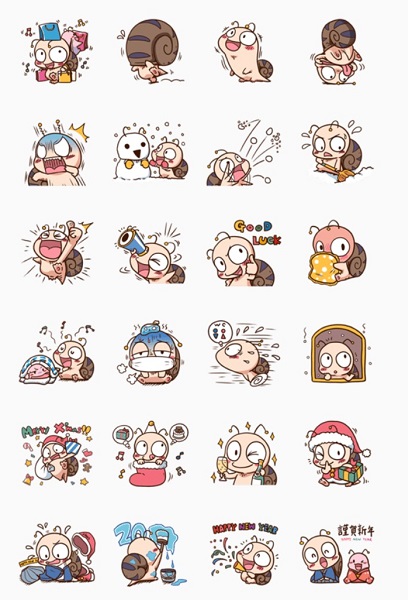 跨年溫馨貼圖報到! LINE 精選 4 款原創作品