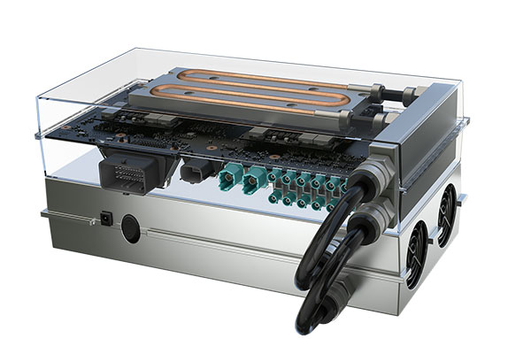 nVIDIA 在此次 CES 大會上發表的 DRIVE PX 2 車載電腦平台(圖片來源/nVIDIA)