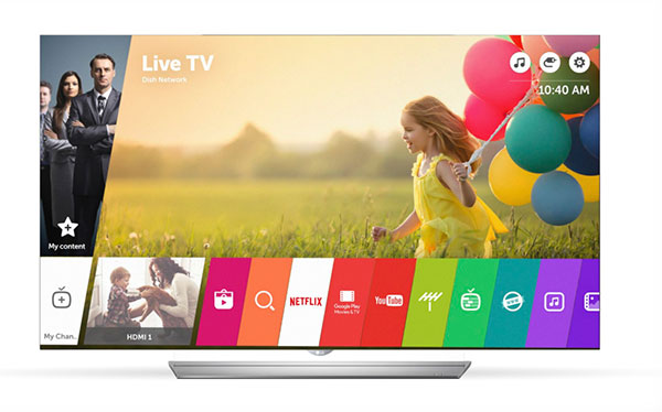 LG 新版的 WebOS 3 智慧電視介面也將具有作為智慧家庭主控中心的 IoTV 功能(圖片來源/LG)