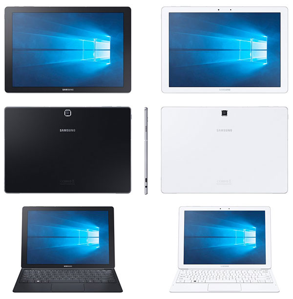 Samsung 傳將在 CES 發表的首款 Windows 10 平板 Galaxy TabPRO S(畫面擷取自 Evan Blass Twitter 頁面)