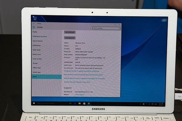 Galaxy Tab Pro S 的硬體規格,並不算是頂級配備