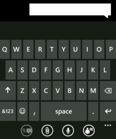 Windows Phone 鍵盤好用的 Word Flow 滑行輸入鍵盤(圖片來源/微軟官網)