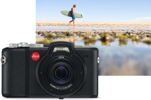 Leica X-U 將閃光燈設計在鏡頭上(圖/Leica)
