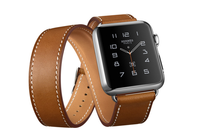 Apple Watch 專用的 Hermès 錶帶現在已經在 Apple 官網販售(圖/Apple)