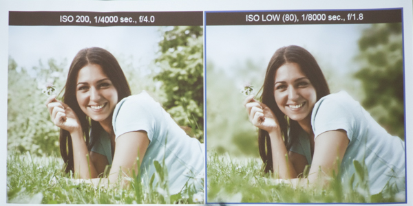 透過 ISO LOW 的設定,能夠以更搭光圈拍攝散景效果(圖/記者譚偉晟拍攝)