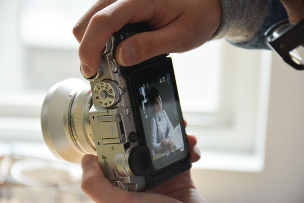 Olympus Pen-F 採用的是全新 2000 萬畫素 Live COMS 感光元件(圖/記者譚偉晟拍攝)