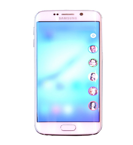 圖為 Galaxy S6 Edge(記者吳佩樺攝)