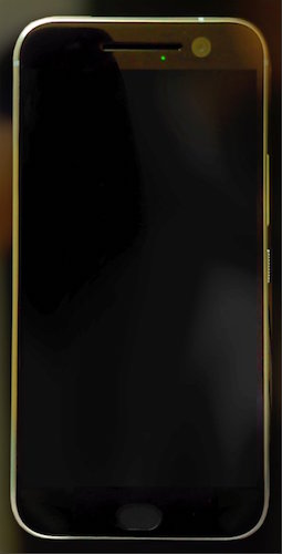 黑色款 HTC M10 諜照(圖/@evleaks)