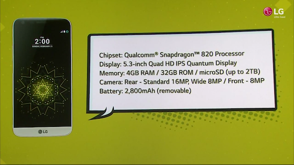 [2016 MWC] 手機功能隨你裝！首支市售模組化手機 LG G5 登場