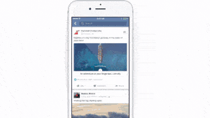 Facebook 這類廣告擁有極為流暢的瀏覽體驗(圖/Facebook)