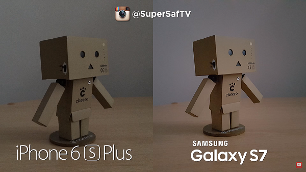 Galaxy S7 與 iPhone 6s Plus 低光源拍攝表現(圖/SuperSaf TV)