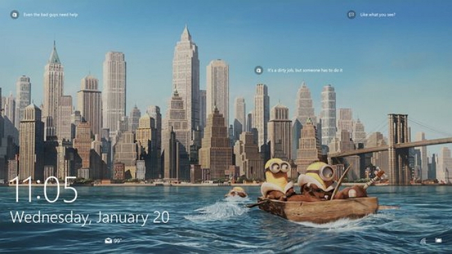 Windows 10 鎖定畫面的廣告 (WINDOWS 10)