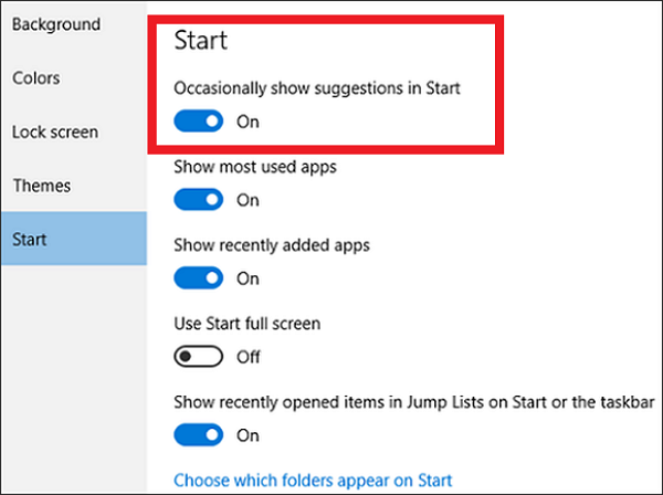 關閉 Windows 10 開始功能表的廣告(PCWORLD)