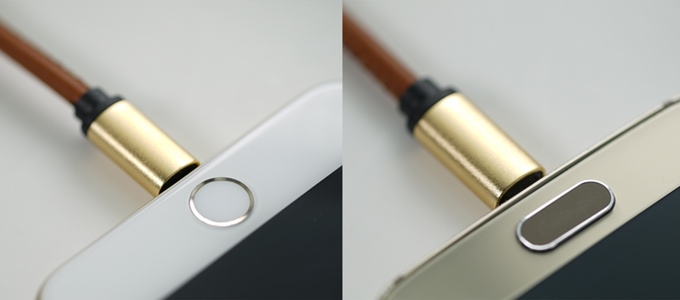 這款傳輸線一面可作為 Lightning 傳輸埠;另一面可作為 MicroUSB 傳輸埠(圖/LMcable)