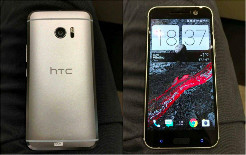 HTC 10 採用明顯的倒角切邊設計(圖/@tanalibera)