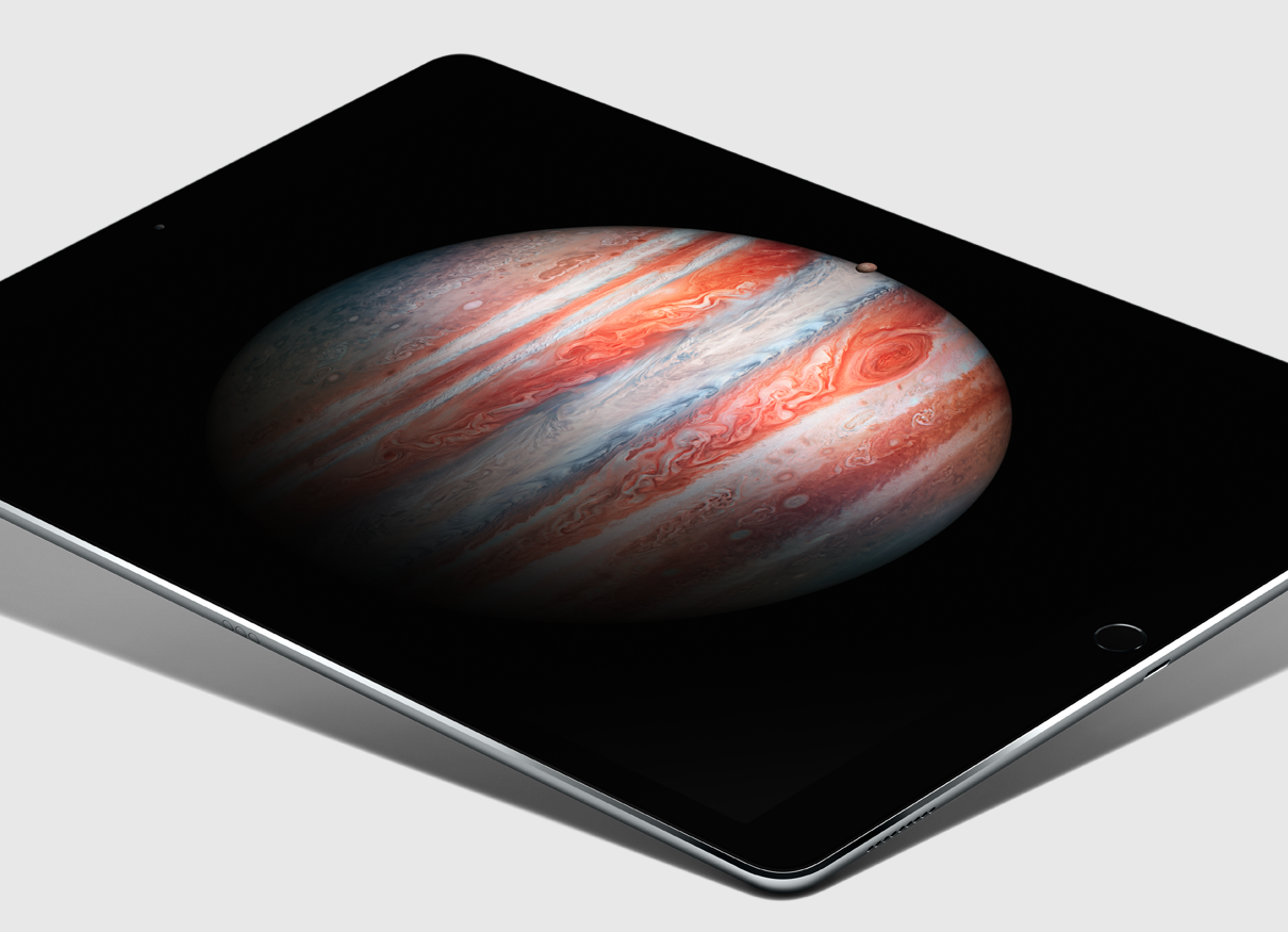 小尺寸 iPad Pro 的硬體規格將比照 12.9 吋的 iPad Pro?(圖片來源/擷取自蘋果官網)