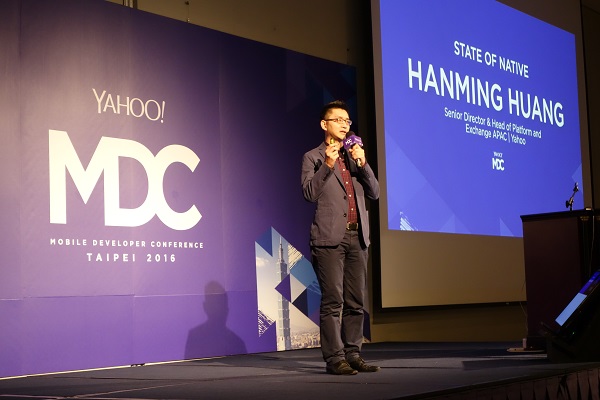 Yahoo 表示原生廣告是最不會干擾讀者的廣告形式(圖/記者譚偉晟拍攝)
