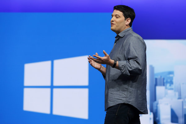 微軟 Windows 部門資深副總 Terry Myers 表示 , Windows 10 是微軟裝機速度成長速度最快的作業系統(圖片來源/路透)