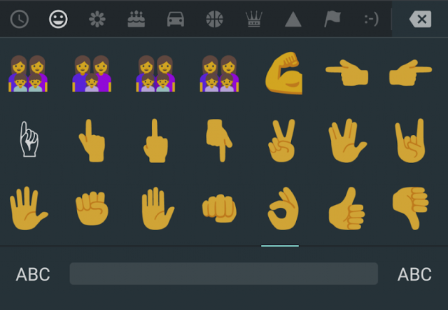 Android N 也重新設計了 Emoji 符號(圖/Phandroid)