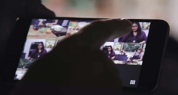 並且在 APP 中進行畫面區塊切換,就像是攝影棚中控台那樣