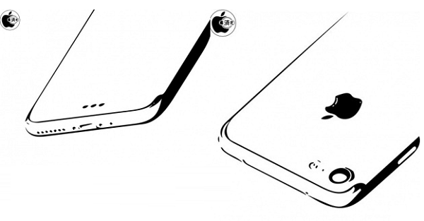 疑似 iPhone 7 的設計圖(圖/Mac Otakara)