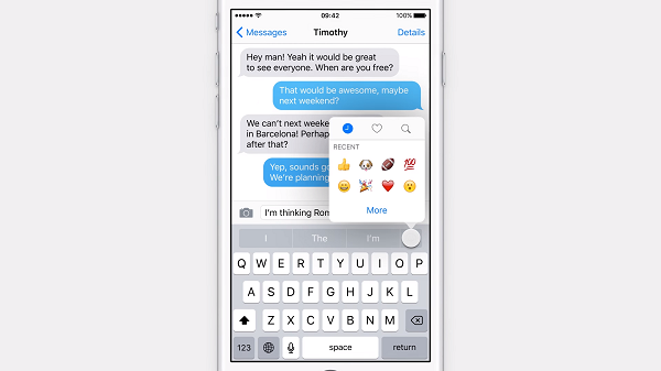 鍵盤建議可以加入 Emoji 快捷(圖/MacStories)