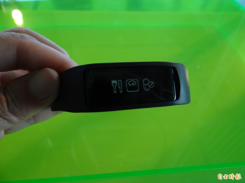 Liquid Leap Fit 升級版手環（圖／記者吳佩樺拍攝）