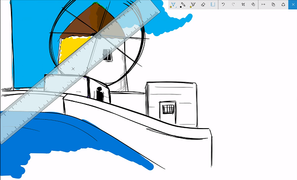 Windwos Luk Workspace 直尺功能(圖/Microsoft)