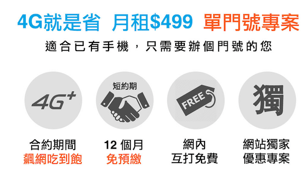 台灣大哥大的類似資費方案也到這個月底截止(圖片來源/擷取自台灣大哥大網站)