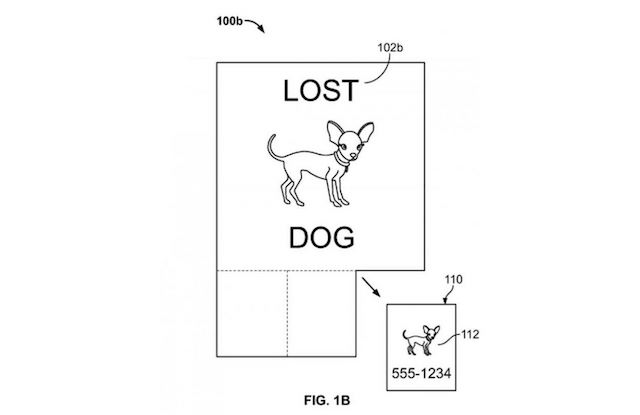 Google 申請的最新專利展示了一種全新的電子裝置,用戶可以將螢幕撕下再拼接回去(圖/CNNMoney)