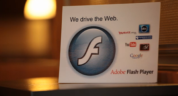 過去 Flash 曾是多媒體網頁製作的主流，但現在卻被踢到一邊（圖片來源／Adobe）