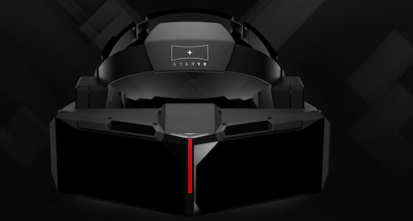 StarVR 搭載兩具 2560 x 1440 解析度的螢幕,可說是目前最高的業界規格!