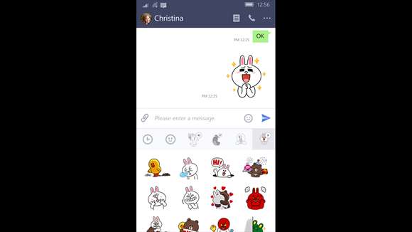 Windows Phone 版的 LINE App 則是還沒有推出二階段認證功能(圖/LINE)