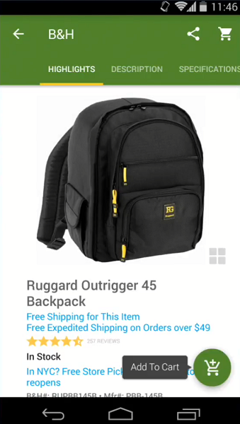 在 Google 演示中，Instant App 已經可以完成付費這類動作（圖／Google）