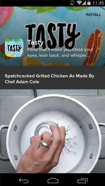 Instant App 可以讓用戶沒有安裝 App 也可以查看內容（圖／Google）