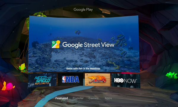 DayDream 的推出，讓 Android 用戶可以找到更豐富的 VR 虛擬實境應用（圖／Google）