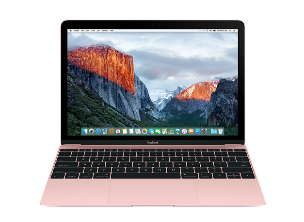 12 吋玫瑰金 Macbook 悄悄在台開賣(圖/Apple)